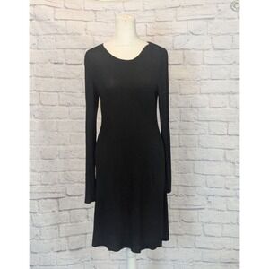 BCBG MAXAZRIA ribbed long sleeve midi dress Classy Size M